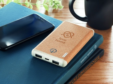 Logo trade corporate gifts picture of: Wireless 10000mAh PowerBank