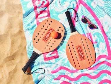 Logo trade promotional giveaways image of: Rosewood beach tennis set