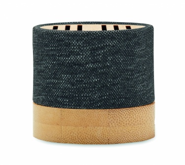 Logotrade promotional merchandise photo of: Bamboo RPET wireless speaker
