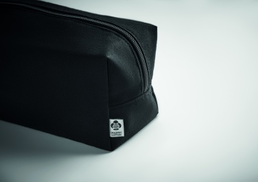 Logotrade promotional product image of: Canvas cosmetic bag 220 gr/m²