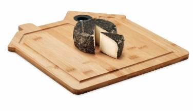 Logo trade promotional items picture of: Bamboo house cutting board