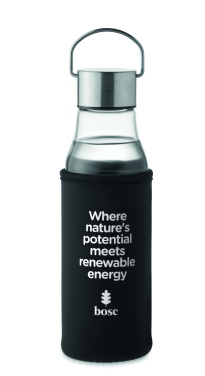 Logo trade promotional product photo of: Glass bottle 500 ml