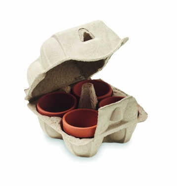 Logotrade promotional giveaway image of: Egg carton growing kit