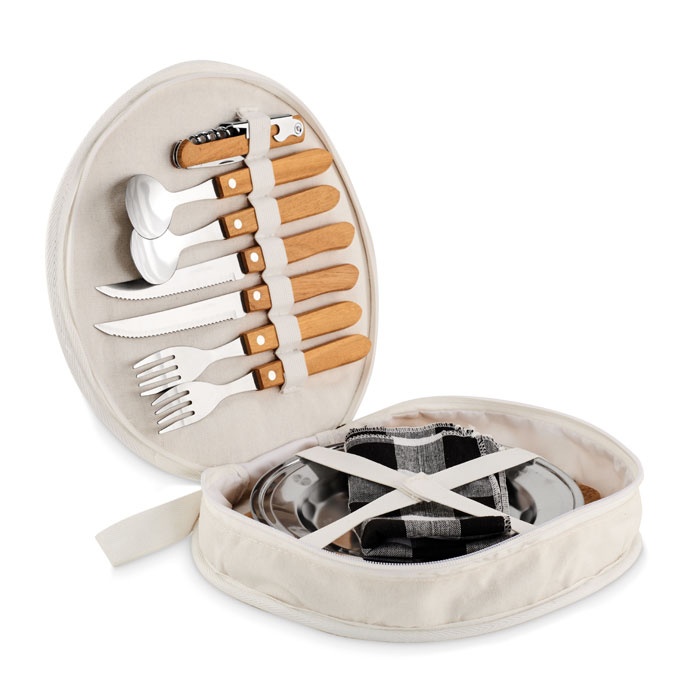 Logotrade promotional item picture of: Picnic 2 person set in pouch