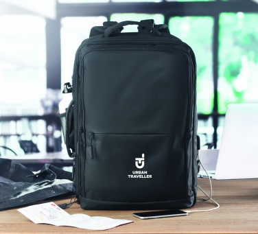 Logotrade business gift image of: Backpack 600D RPET