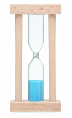 Logotrade promotional product picture of: Wooden sand timer 3 minutes