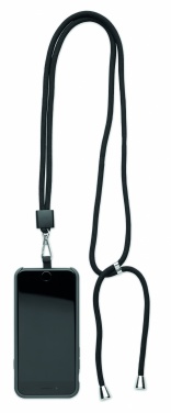 Logo trade advertising products picture of: RPET Phone holder lanyard