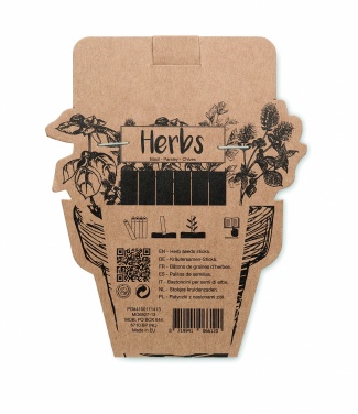 Logo trade promotional gifts image of: Herb seeds sticks