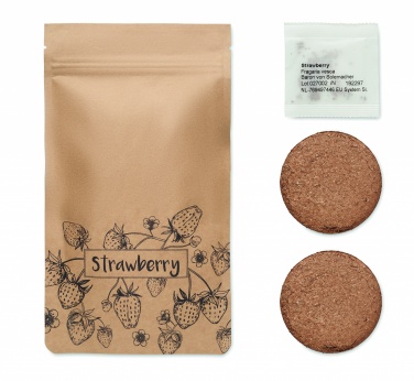 Logo trade promotional gifts image of: Strawberry growing kit