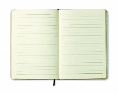 Logotrade promotional merchandise image of: A6 canvas notebook lined