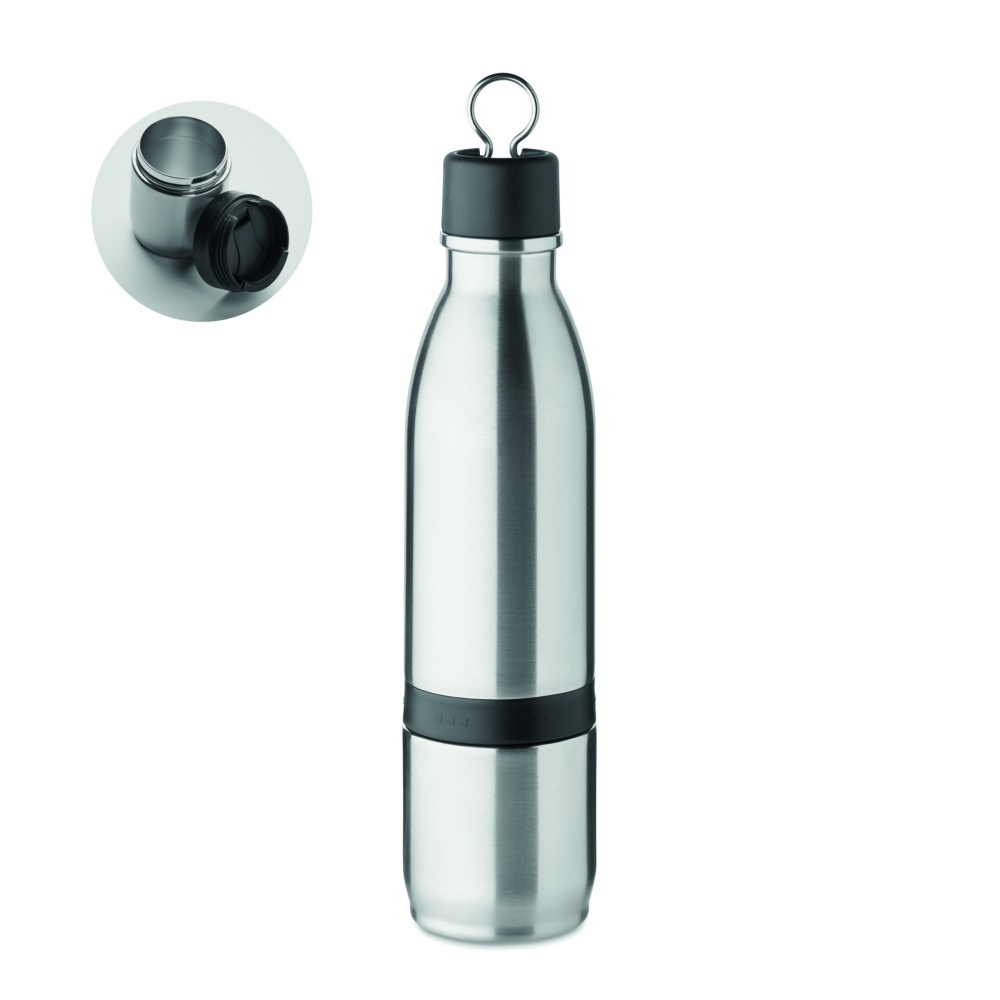Logotrade promotional merchandise picture of: 2 in 1 double wall bottle 500ml