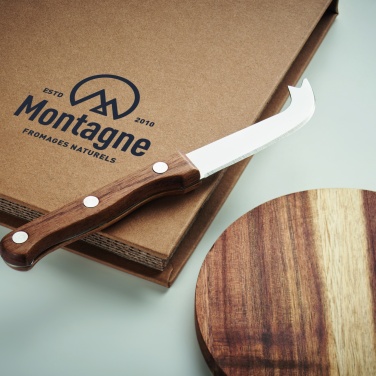 Logo trade promotional gift photo of: Acacia cheese board set Dresden
