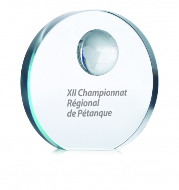 Logotrade advertising product image of: Globe glass trophy