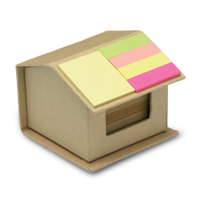 Logo trade advertising products image of: Memo/sticky notes pad recycled