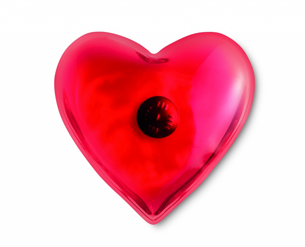 Logo trade promotional products image of: Hand warmer in heart shape