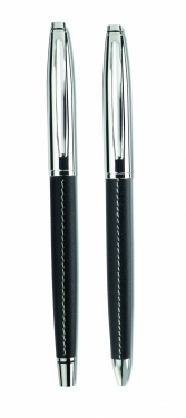 Logo trade promotional giveaway photo of: Ball pen and roller set