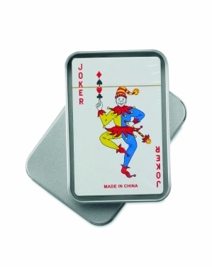 Logotrade advertising products photo of: Playing cards in tin box