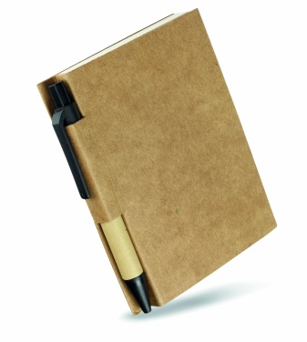 Logo trade corporate gifts picture of: Recycled notebook with pen