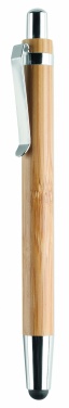 Logotrade promotional giveaway image of: Ball pen in ABS and bamboo
