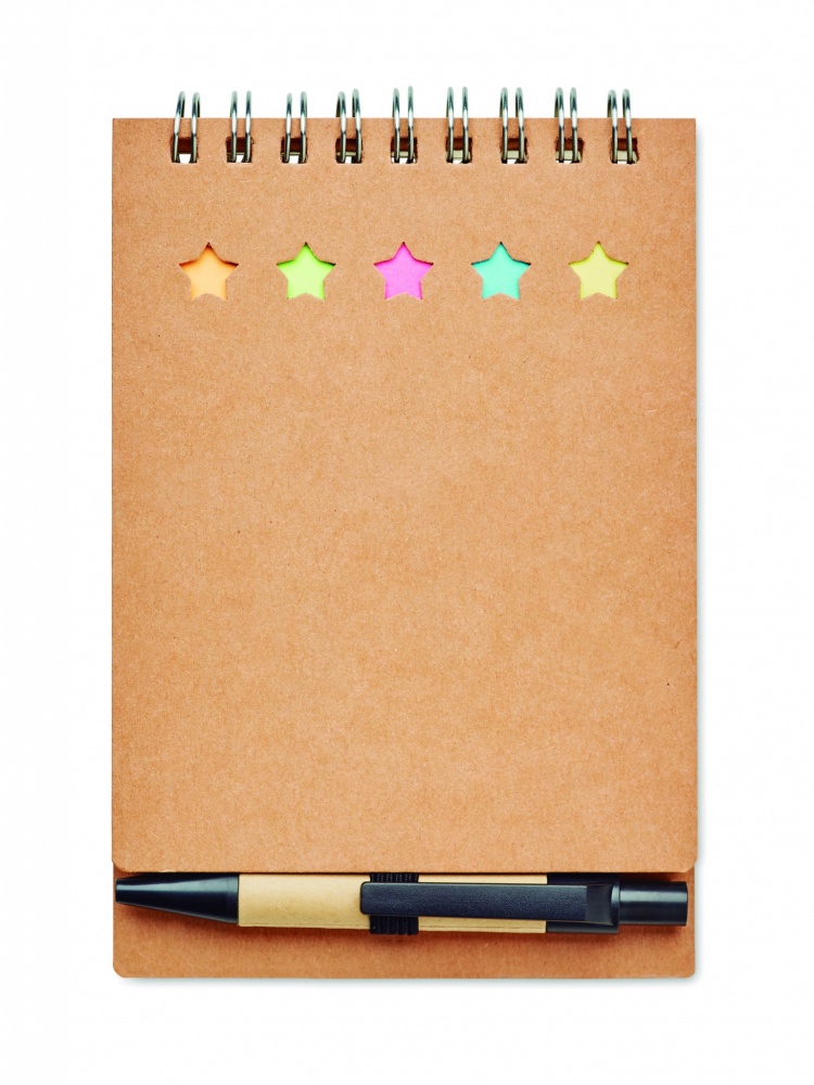 Logo trade promotional products picture of: Notepad with pen and memo pad