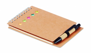 Logo trade corporate gift photo of: Notepad with pen and memo pad