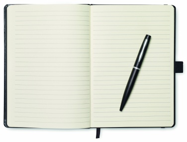 Logotrade business gift image of: A5 notebook with pen 72 lined