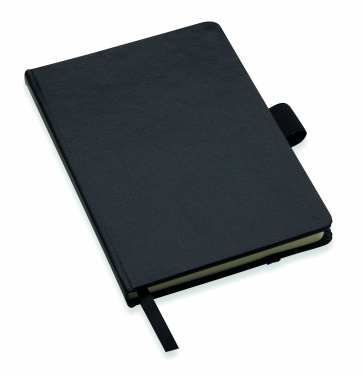Logo trade promotional merchandise photo of: A6 notebook with pen 72 lined