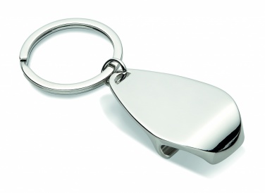 Logo trade promotional items picture of: Bottle opener key ring Tornio