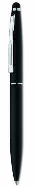 Logo trade corporate gifts picture of: Twist type pen w stylus top