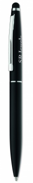 Logo trade promotional item photo of: Twist type pen w stylus top