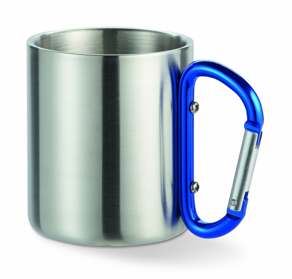 Logotrade promotional product picture of: Metal mug & carabiner handle