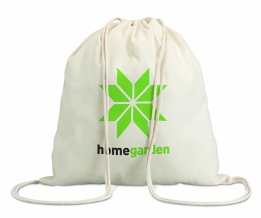 Logotrade promotional gift image of: 100gr/m² cotton drawstring bag