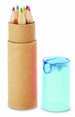 Logo trade advertising products picture of: 6 coloured pencils