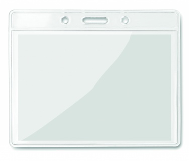 Logo trade promotional giveaways picture of: Transparent badge 10cmx8cm