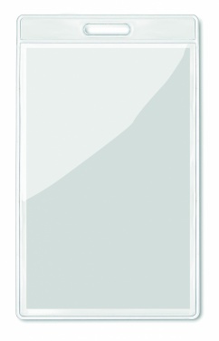 Logo trade corporate gift photo of: Transparent badge 7.5cmx12.5cm