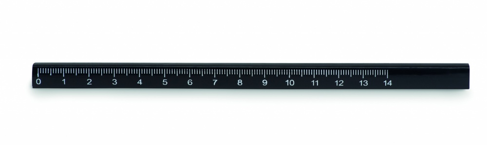 Logo trade promotional giveaways picture of: Carpenters pencil with ruler