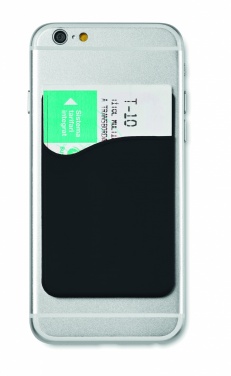 Logo trade promotional product photo of: Silicone cardholder