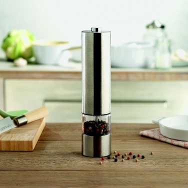 Logo trade promotional giveaway photo of: Electric salt or pepper mill