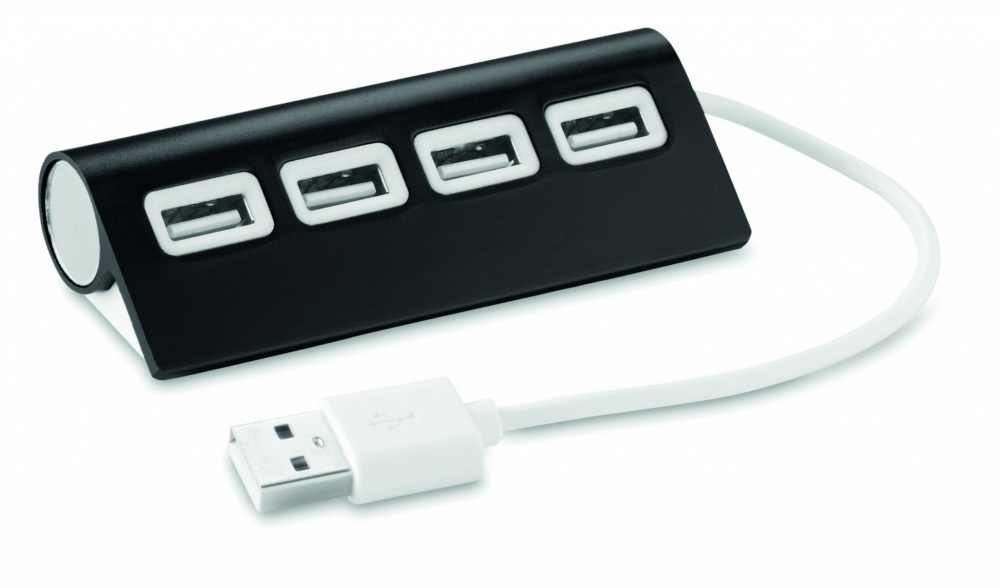 Logo trade promotional merchandise picture of: 4 port USB hub