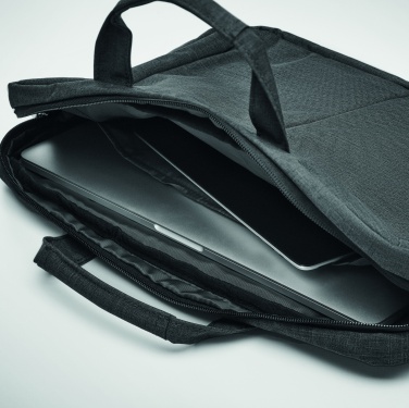 Logo trade promotional giveaway photo of: Laptopbag in 360D polyester