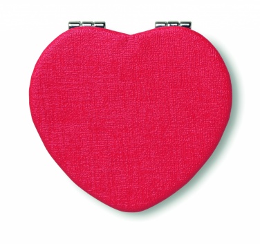 Logo trade promotional items image of: Heart PU mirror