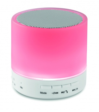 Logotrade promotional products photo of: Round wireless speaker LED