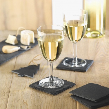 Logotrade promotional gift picture of: Slate coasters with EVA bottom