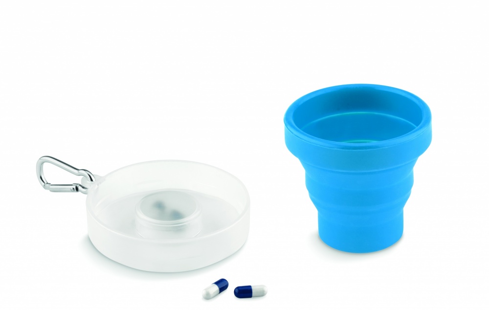 Logotrade corporate gift picture of: Silicone foldable cup