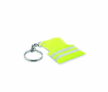 Logo trade promotional giveaway photo of: Key ring with reflecting vest Jekabpils