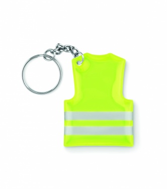 Logotrade advertising product picture of: Key ring with reflecting vest Jekabpils