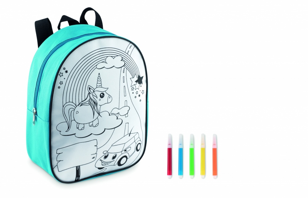 Logotrade promotional merchandise photo of: Backpack with 5 markers