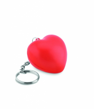 Logotrade promotional giveaway picture of: Key ring with PU heart Ogre