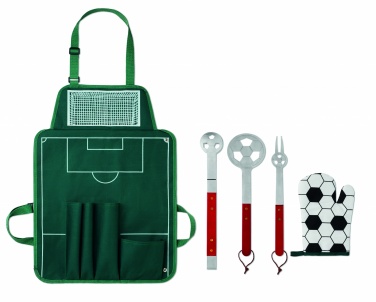 Logo trade corporate gifts image of: Football BBQ set