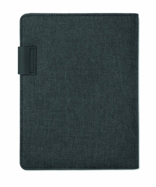 Logotrade promotional gift picture of: A5 folder with power bank